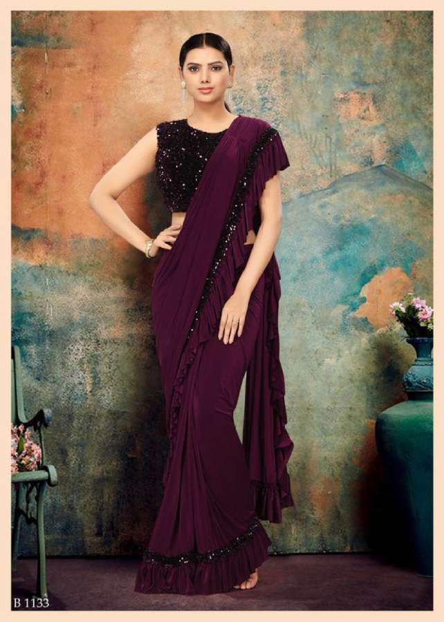 Shiya Designer Ready To Wear Party Wear Saree Collection